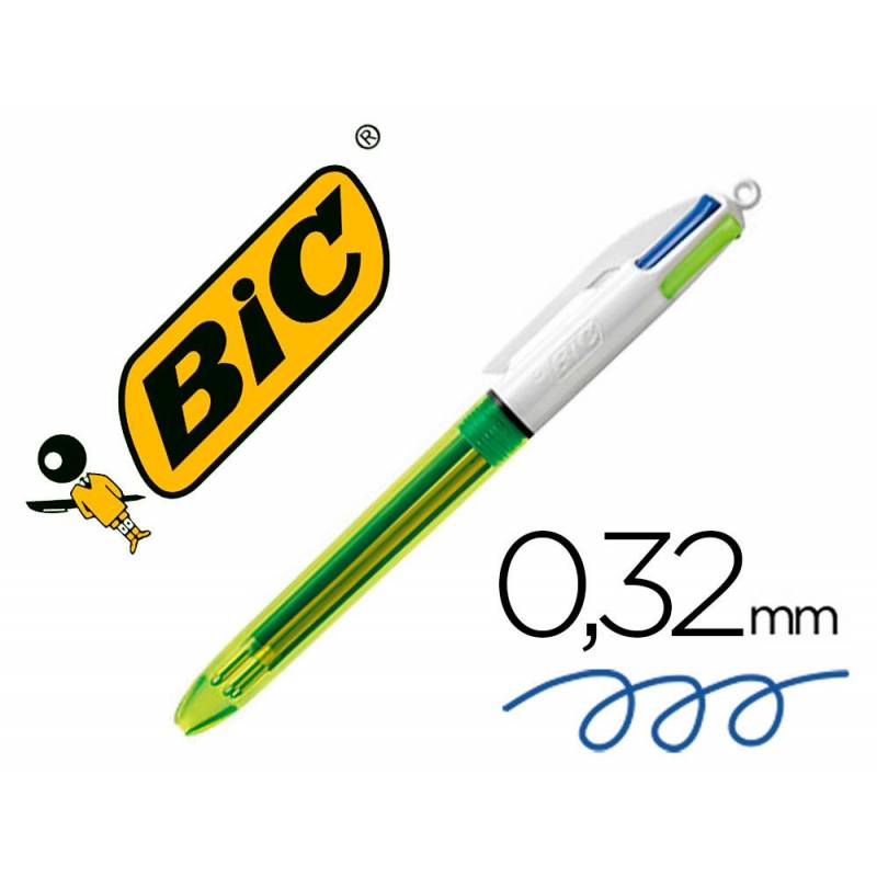 boligrafo bic 3 colores mas fluor